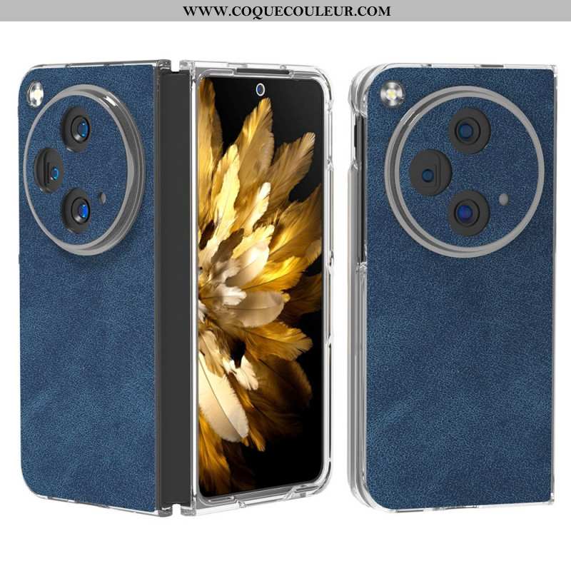 Coque Oppo Find N3 / OnePlus Open Effet Cuir Vintage