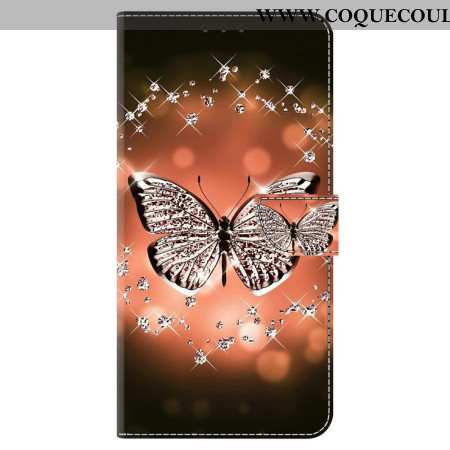 Housse Oppo A98 5G Papillons de Cristal