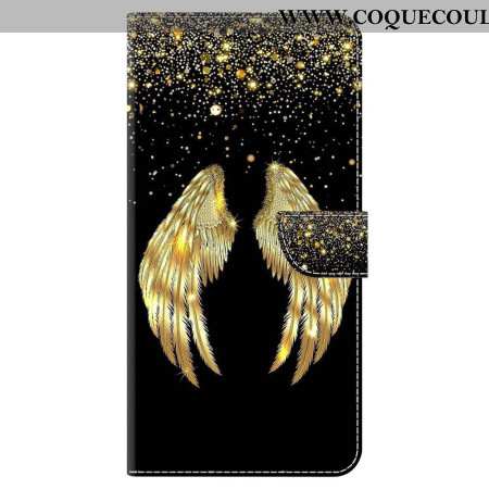 Housse Oppo A98 5G Ailes d'Or