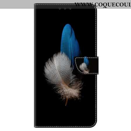 Housse Oppo A98 5G Deux Plumes