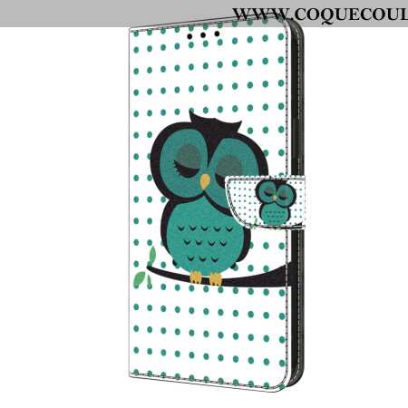 Housse Oppo A98 5G Hibou Endormi