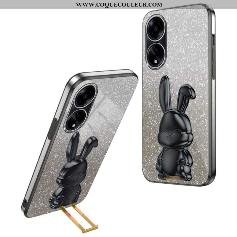 Coque Oppo A58 / A98 5G Lapin Support