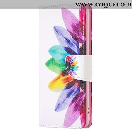 Housse Oppo A58 / A98 5G Fleur Aquarelle