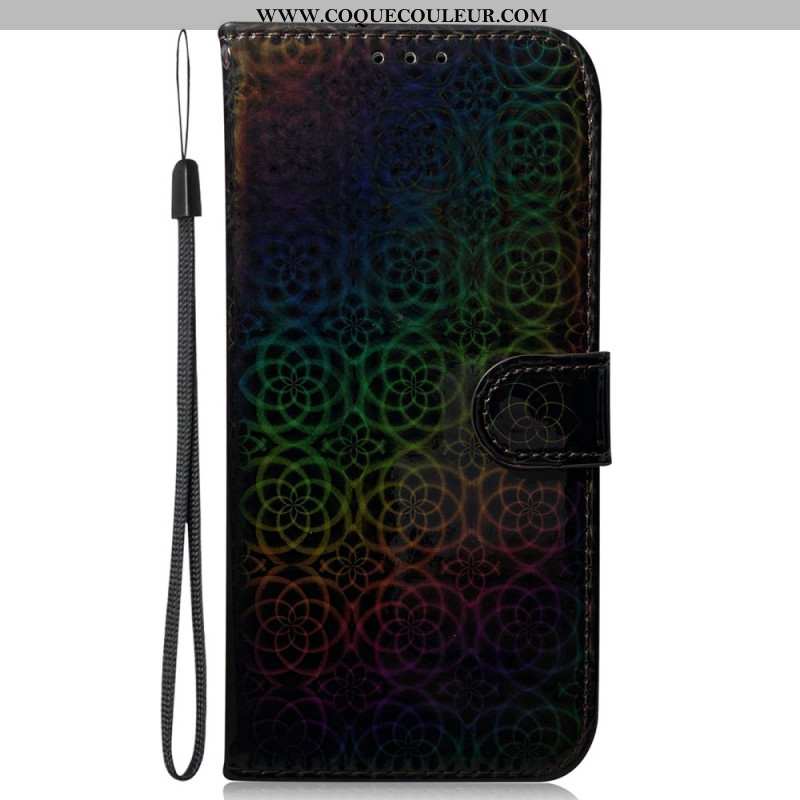 Housse Oppo Reno 11 5G Style Disco à Lanière