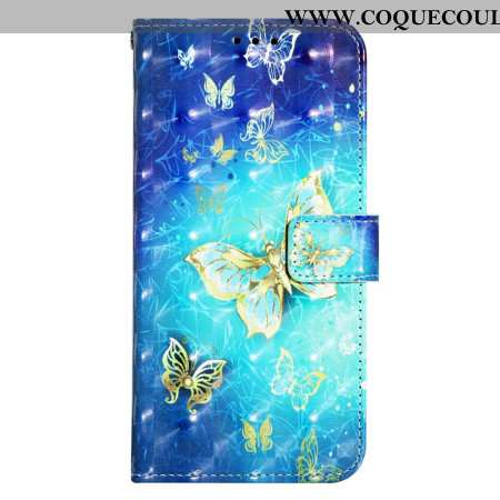 Housse Oppo Reno 11 5G Papillons dorés