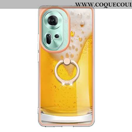 Coque Oppo Reno 11 5G Anneau-Support Bière