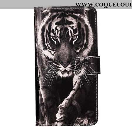 Housse Oppo Reno 11 5G Tigre à Lanière