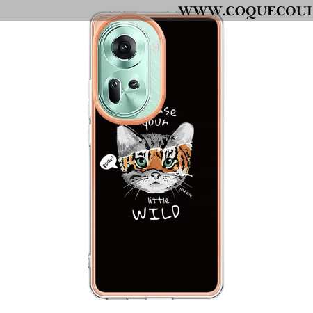 Coque Oppo Reno 11 5G Chat et Tigre