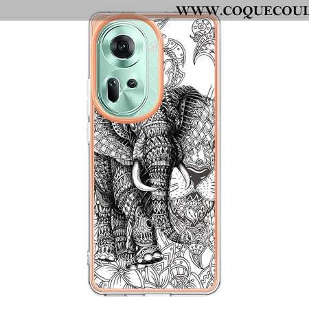 Coque Oppo Reno11 5G Éléphant Totem