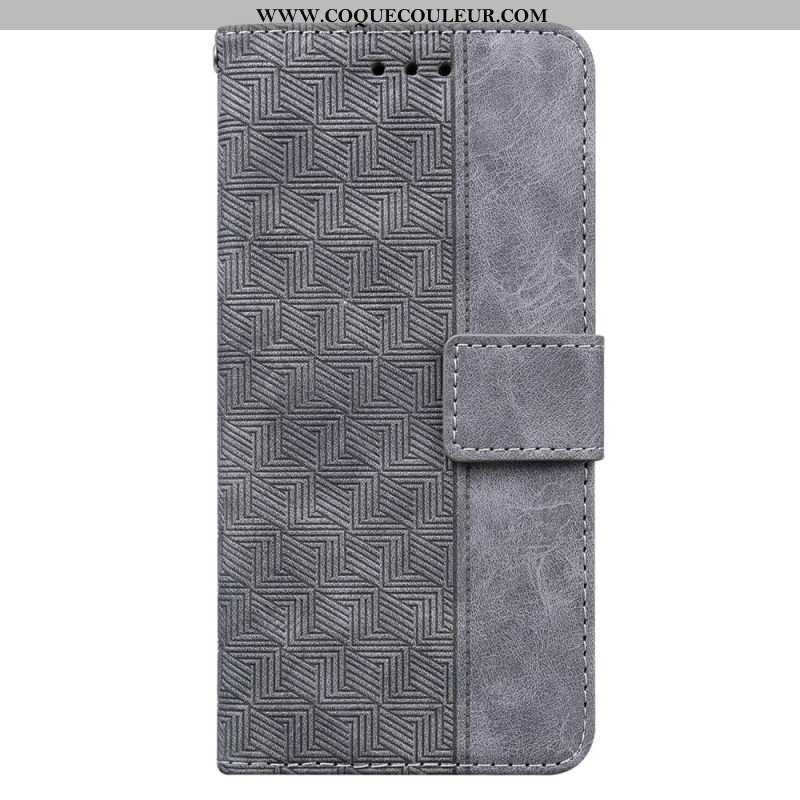 Housse Oppo Reno11 5G Motif Tissé à Lanière