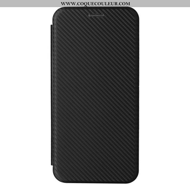 Flip Cover Oppo Reno 11 5G Fibre Carbone