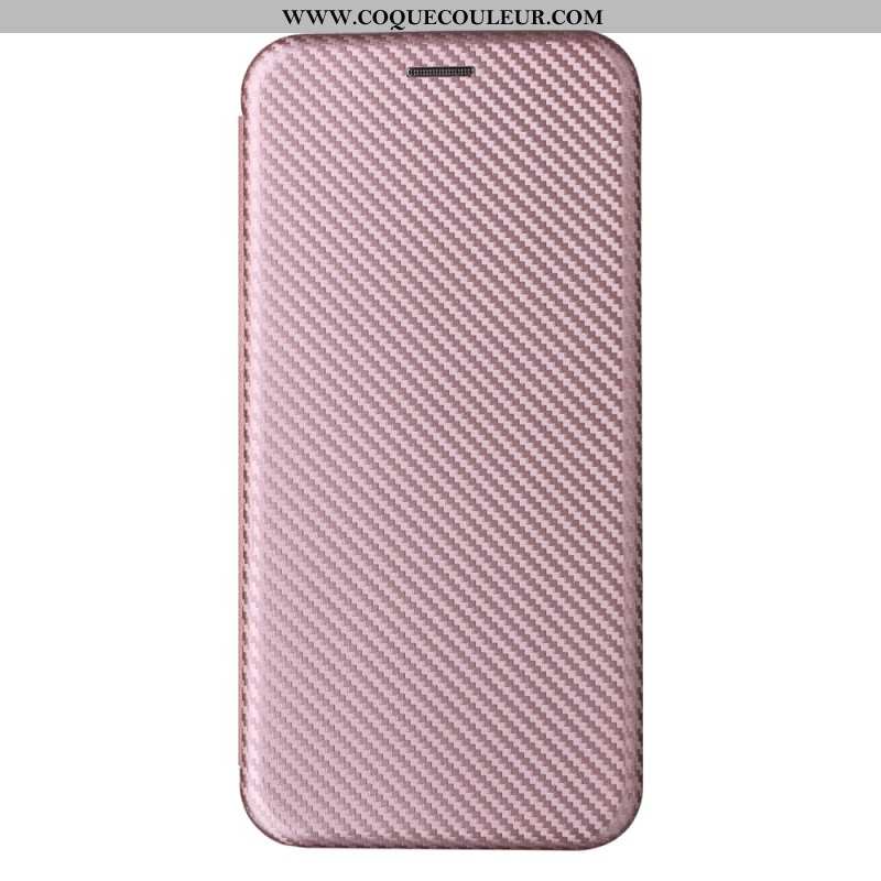 Flip Cover Oppo Reno 11 5G Fibre Carbone