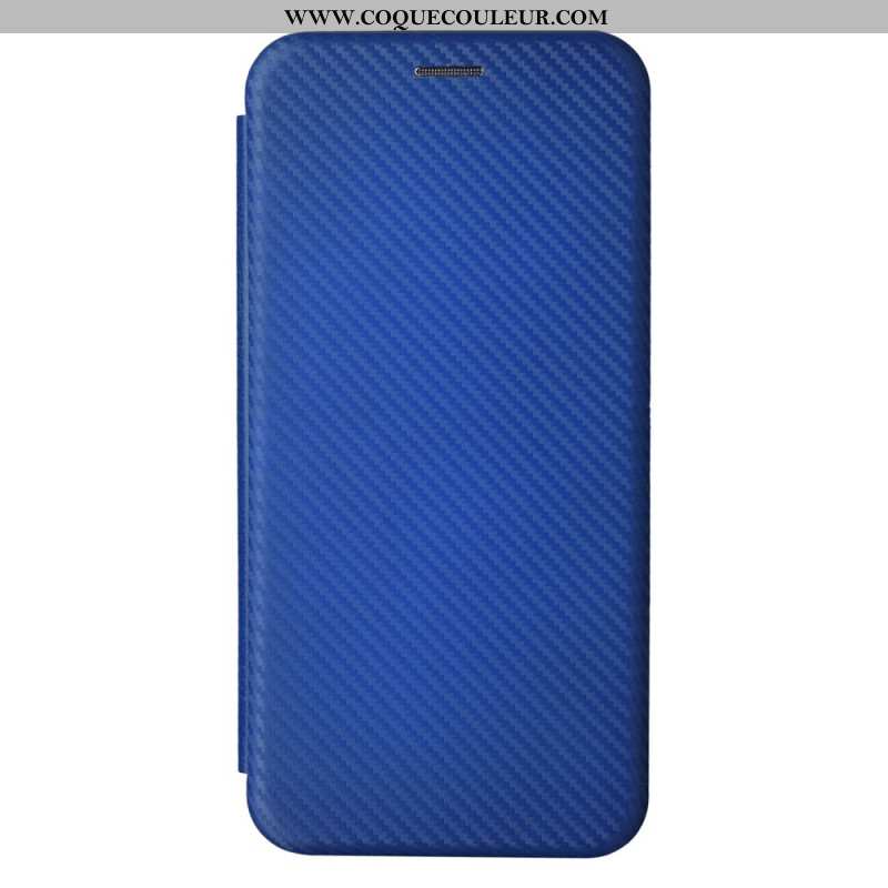 Flip Cover Oppo Reno 11 5G Fibre Carbone