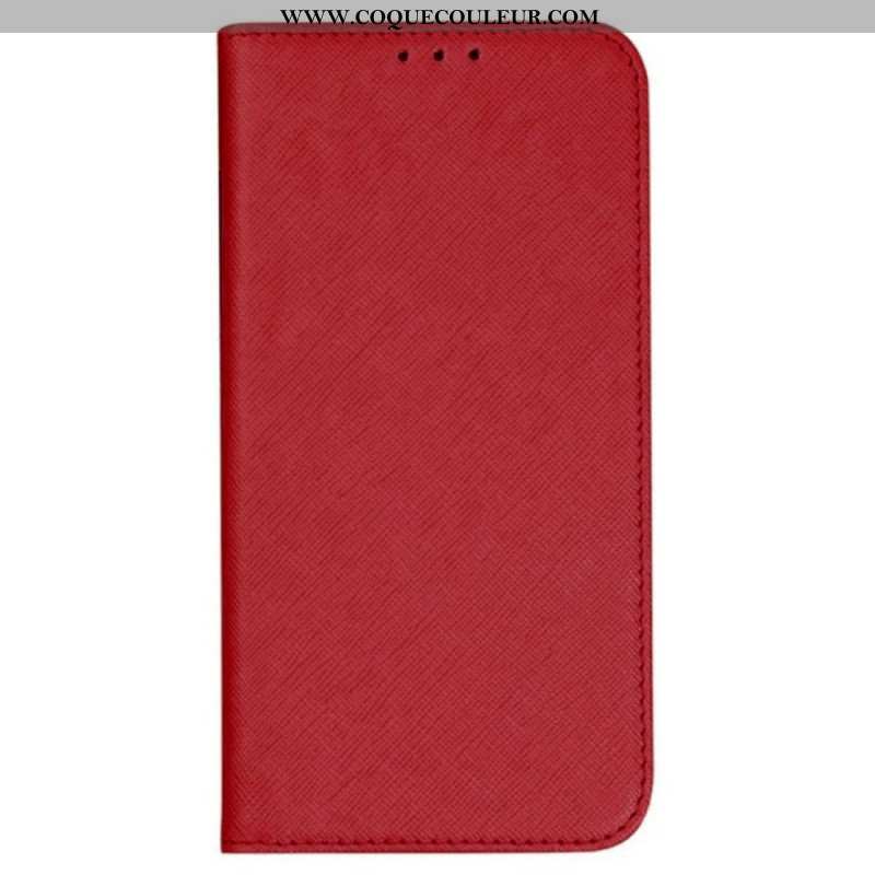 Flip Cover Oppo Reno 11 5G Texture Croisée