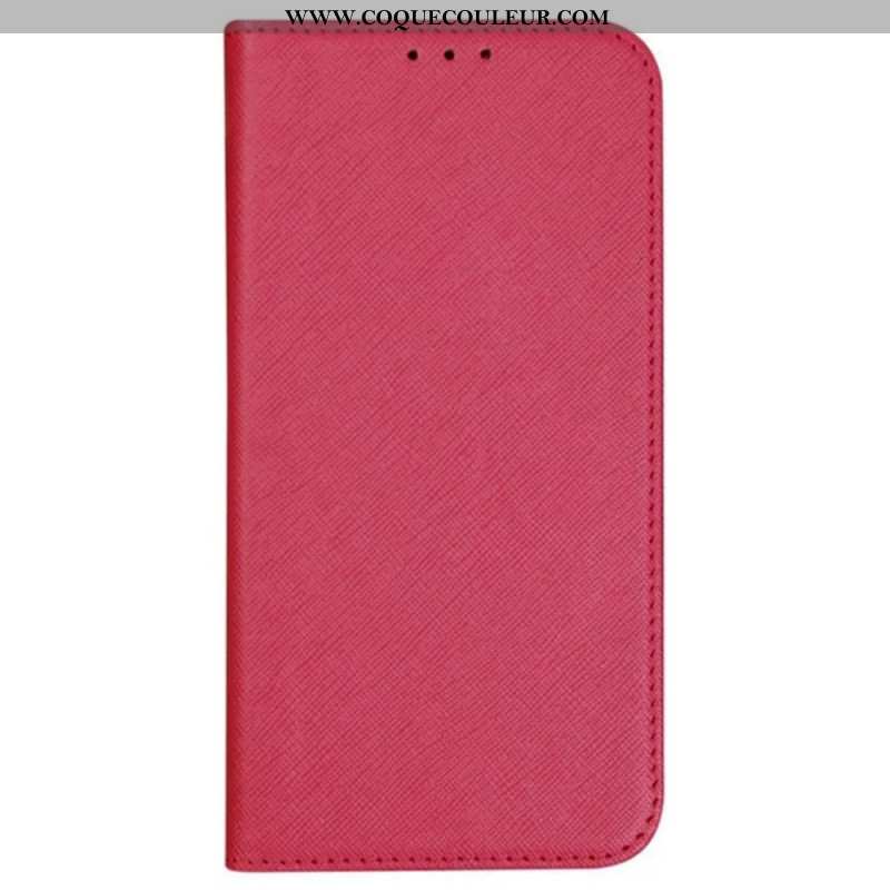 Flip Cover Oppo Reno 11 5G Texture Croisée