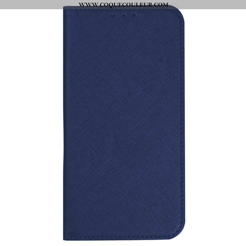 Flip Cover Oppo Reno 11 5G Texture Croisée