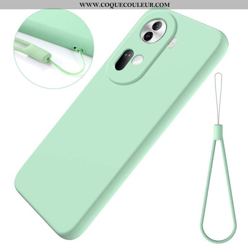 Coque Oppo Reno11 5G Silicone à Lanière