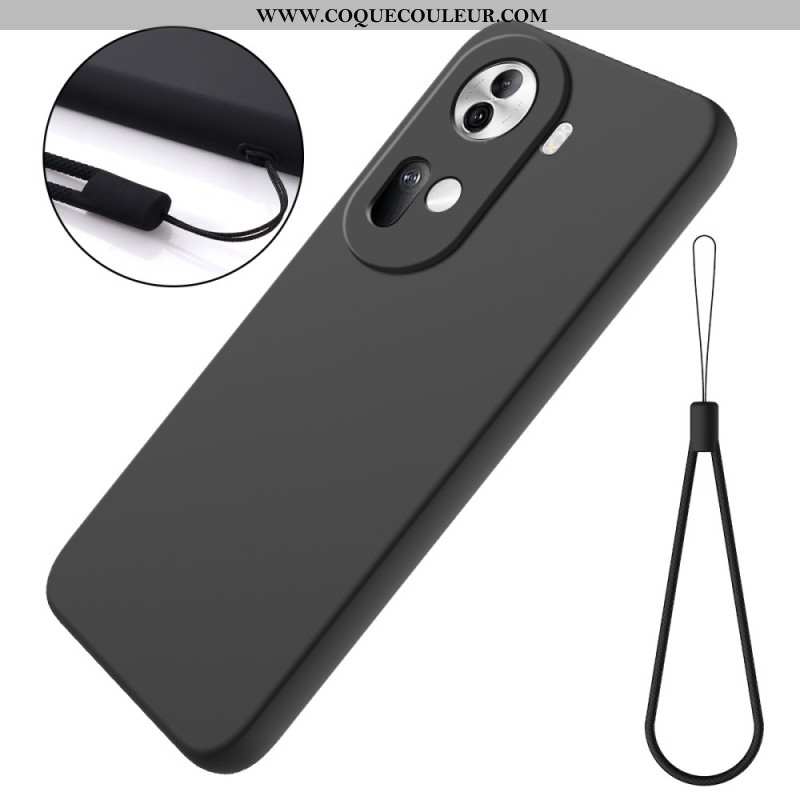 Coque Oppo Reno11 5G Silicone à Lanière