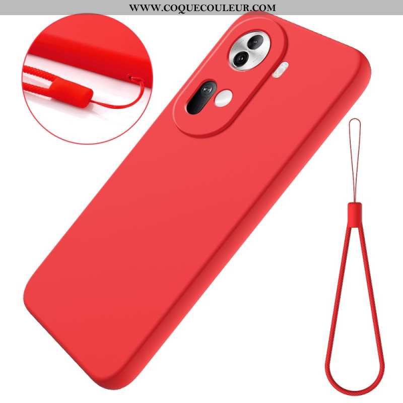 Coque Oppo Reno11 5G Silicone à Lanière