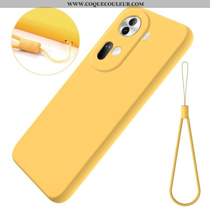 Coque Oppo Reno11 5G Silicone à Lanière