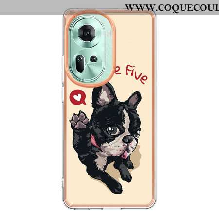 Coque Oppo Reno 11 5G Chien Give Me Five