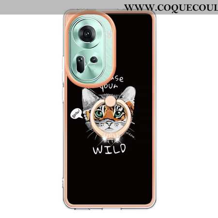 Coque Oppo Reno 11 Chat et Tigre