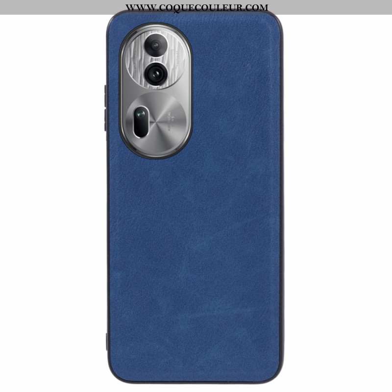 Coque Oppo Reno 11 Pro 5G Effet Cuir Rétro