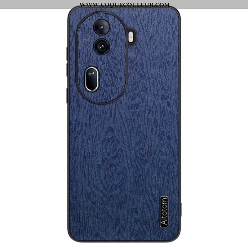 Coque Oppo Reno 11 Pro 5G Simili Cuir Effet Bois