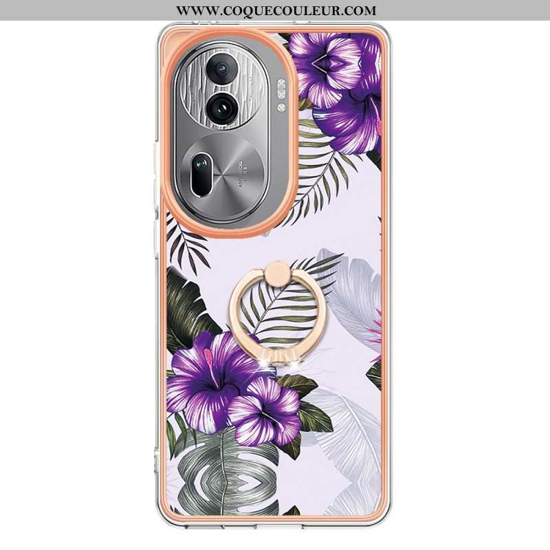 Coque Oppo Reno 11 Pro 5G Anneau-Support Marbre