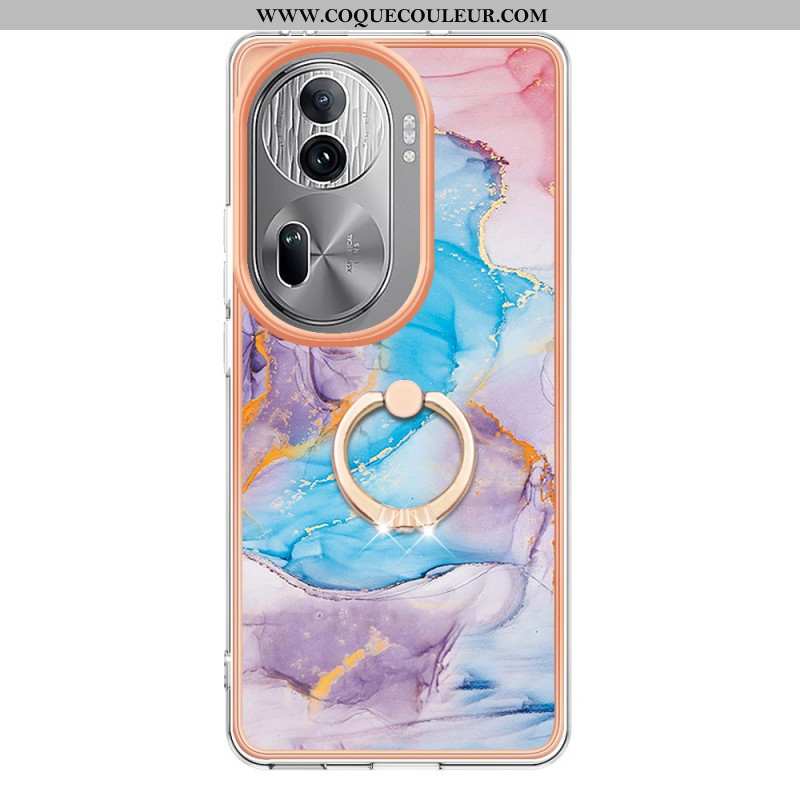 Coque Oppo Reno 11 Pro 5G Anneau-Support Marbre