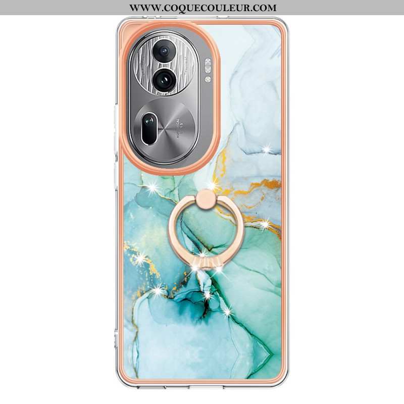 Coque Oppo Reno 11 Pro 5G Anneau-Support Style Marbre