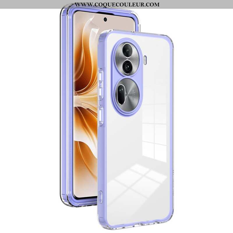 Coque Oppo Reno 11 Pro 5G Transparente Rebord Coloré