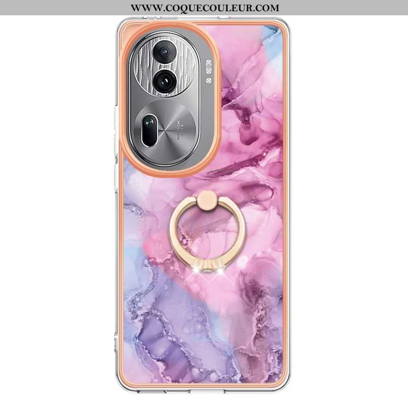 Coque Oppo Reno 11 Pro 5G Anneau-Support Marbre