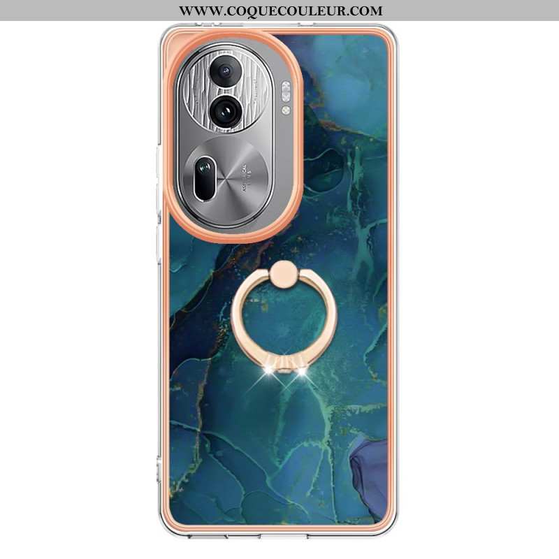 Coque Oppo Reno 11 Pro 5G Anneau-Support Marbre