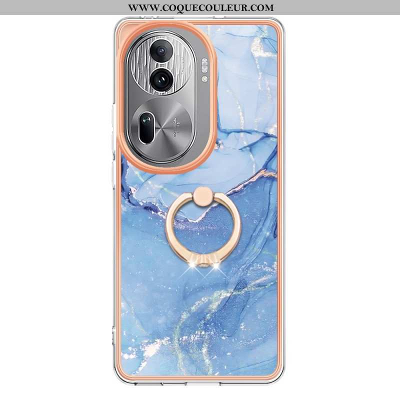 Coque Oppo Reno 11 Pro 5G Anneau-Support Marbre