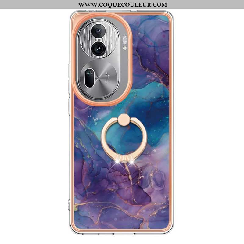 Coque Oppo Reno 11 Pro 5G Anneau-Support Marbre