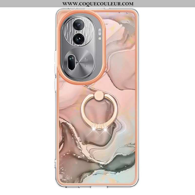 Coque Oppo Reno 11 Pro 5G Anneau-Support Marbre