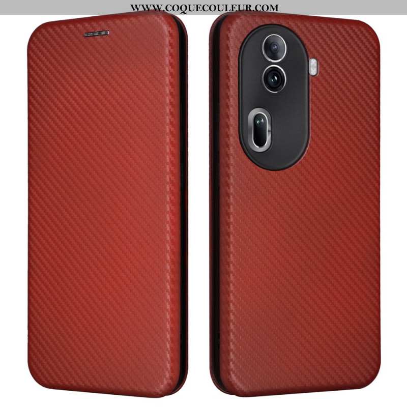 Flip Cover Oppo Reno 11 Pro 5G Fibre Carboone