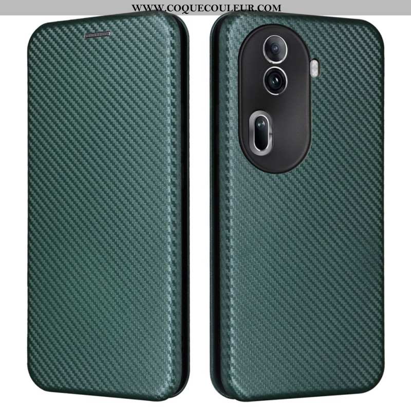 Flip Cover Oppo Reno 11 Pro 5G Fibre Carboone