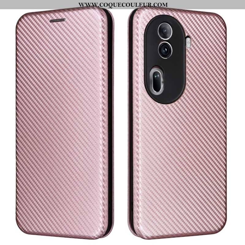 Flip Cover Oppo Reno 11 Pro 5G Fibre Carboone