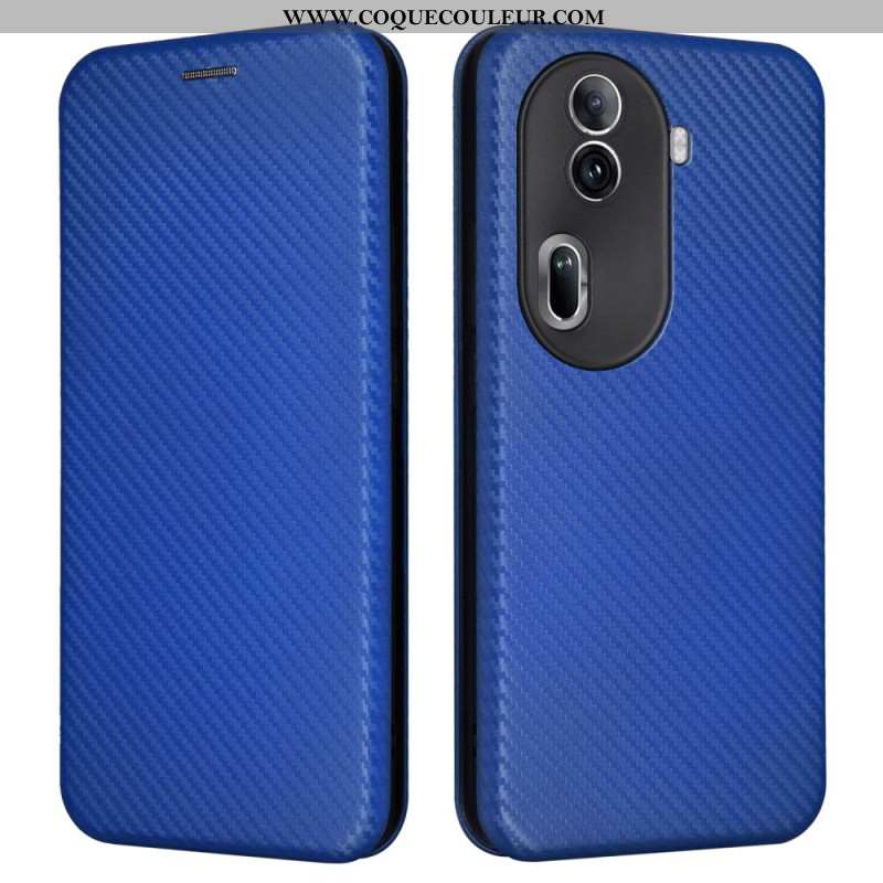 Flip Cover Oppo Reno 11 Pro 5G Fibre Carboone