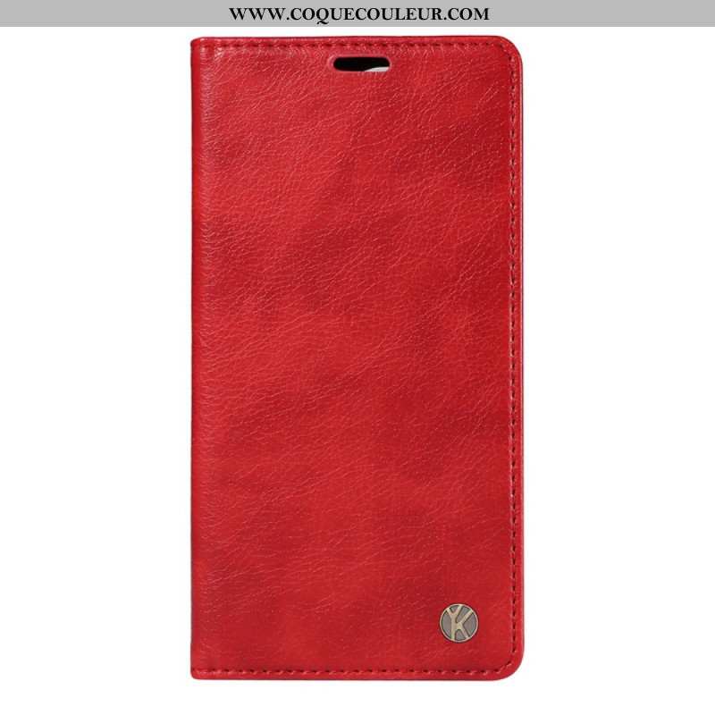 Flip Cover Oppo Reno 11 Pro 5G Vintage YIKATU