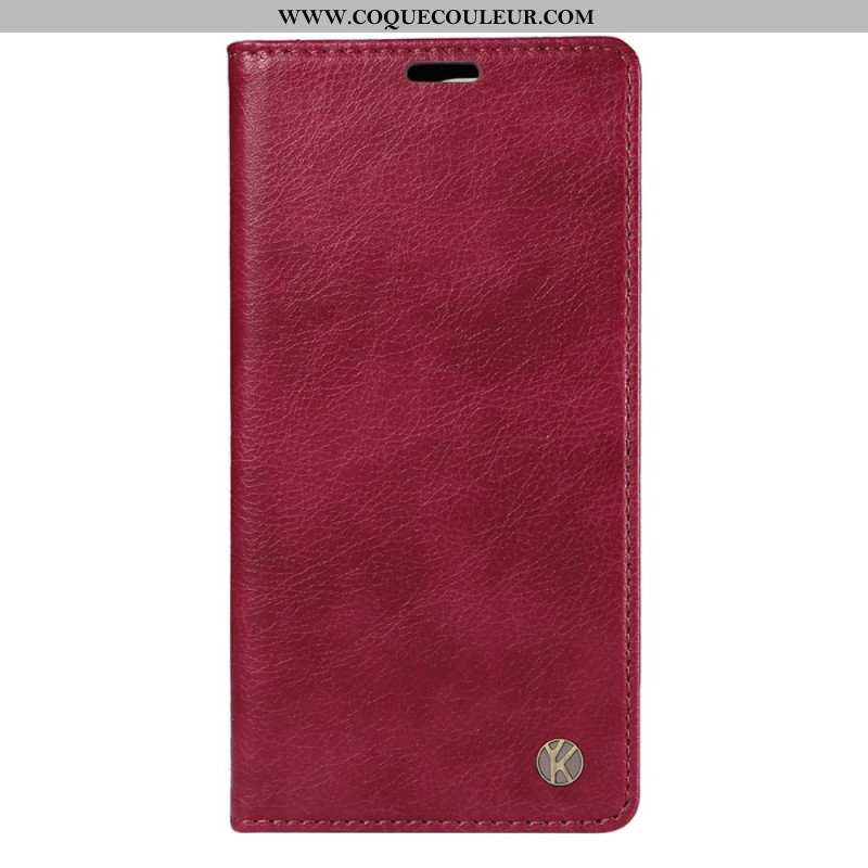 Flip Cover Oppo Reno 11 Pro 5G Vintage YIKATU