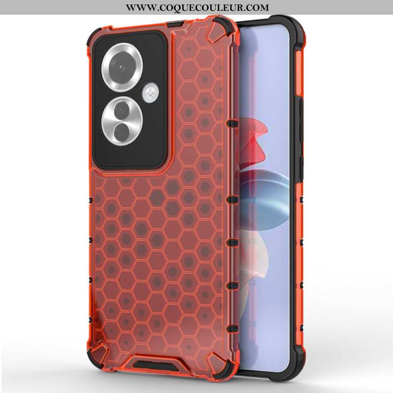 Coque Oppo Reno 11F Nid d'Abeille