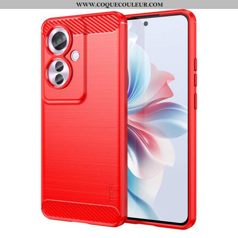 Coque Oppo Reno 11F 5G Fibre Carbone Brossée