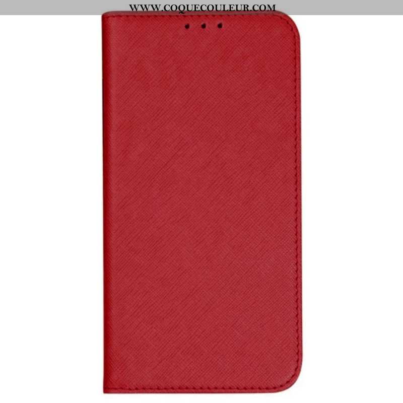 Flip Cover Oppo Reno 11F 5G Texture Croisée