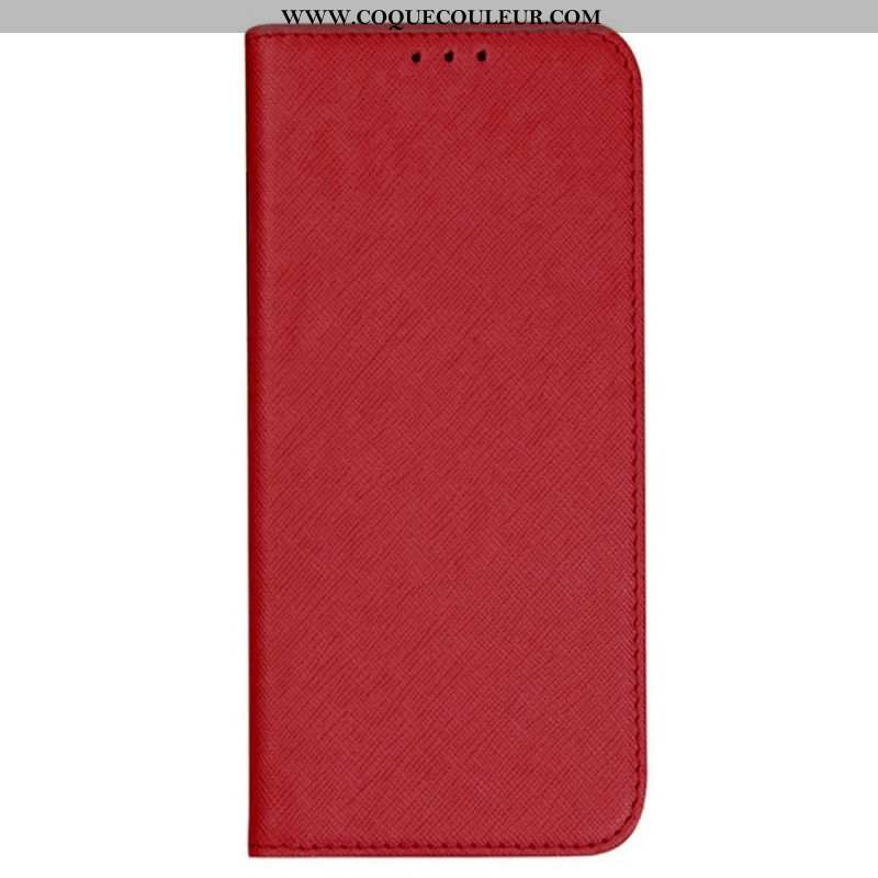 Flip Cover Oppo Reno 12 5G Texture Croisée