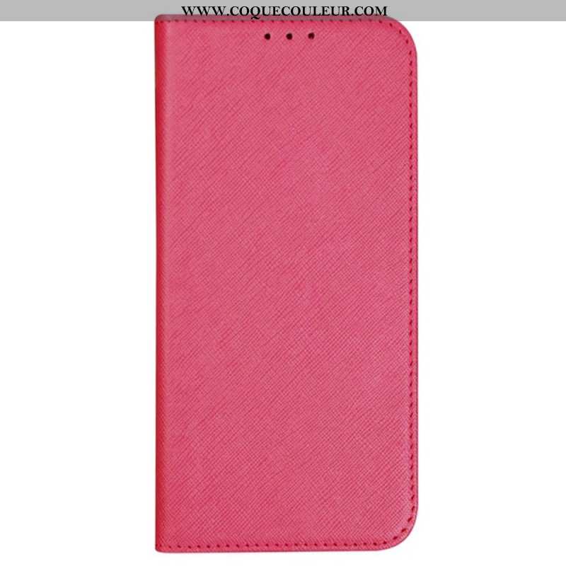 Flip Cover Oppo Reno 12 5G Texture Croisée