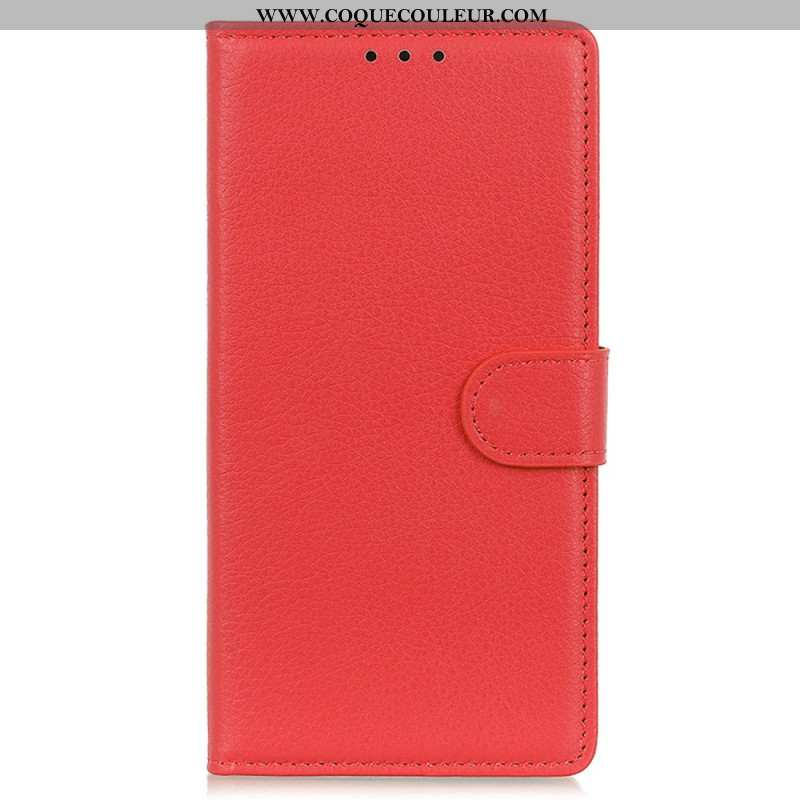 Housse Oppo Reno 12 5G Simili Cuir Traditionnel