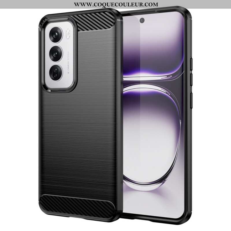 Coque Oppo Reno 12 5G Fibre Carbone Brossée